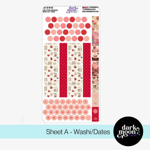 Hobonichi Weeks Weekly Kit - Love Letters - 102-30-W - Image 2