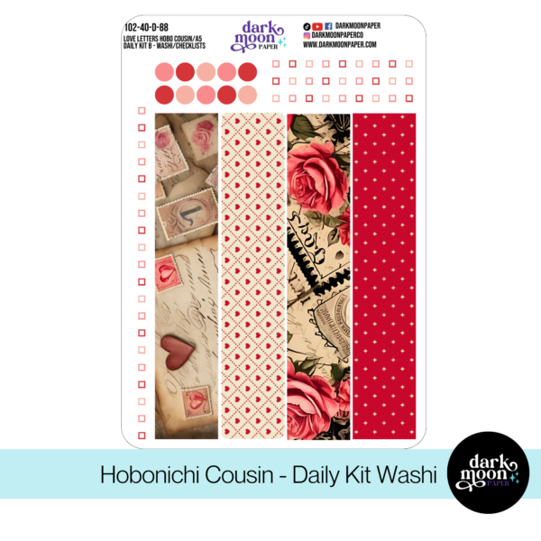 Hobonichi Cousin Daily Pages Kit - Love Letters - 101-40-D-87/88 - Image 3