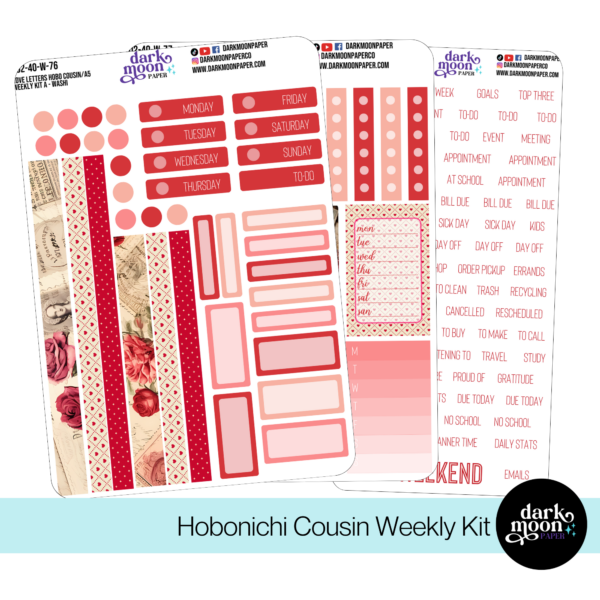 Hobonichi Cousin Weekly Kit - Love Letters - 102-40-W