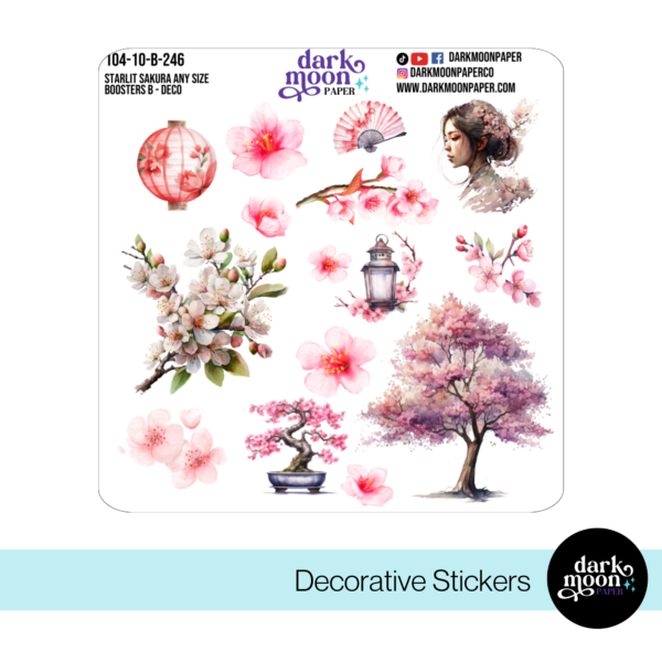 Starlit Sakura Sticker Kit Boosters - 104-B - Image 7