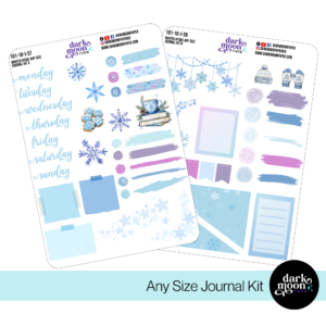 Journaling Kit of decorative and functional stickers to fit any notebook or planner size