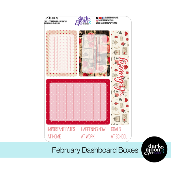 Hobonichi Cousin Dashboard Kit - Love Letters - 102-40-DB - Image 2