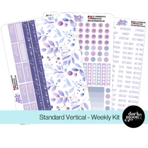 weekly planner kit coordinating stickers for 7x9 inch standard vertical planners