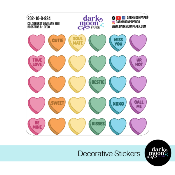 Colorburst Love Sticker Kit Boosters - Image 2