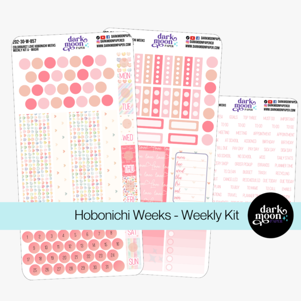 Hobonichi Cousin Weekly Kit - Colorburst Love - 202-40-W