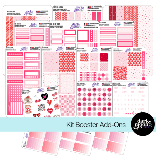 Cookie Hearts Sticker Kit Boosters