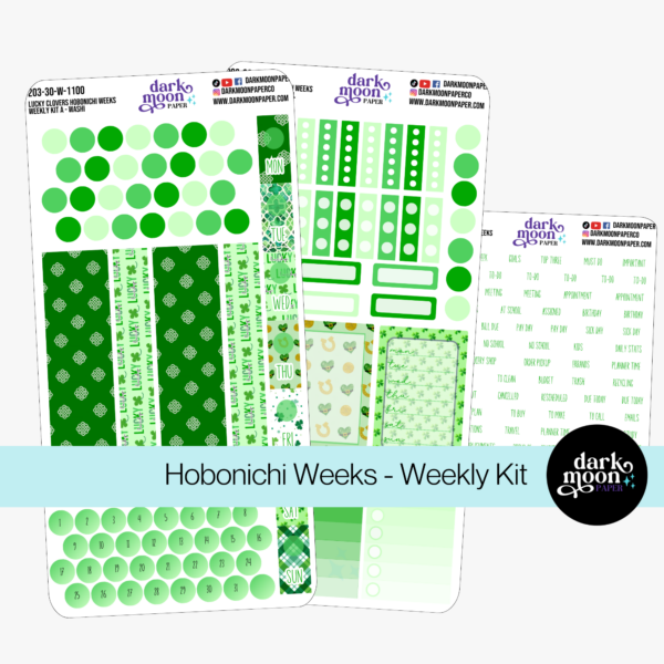 Hobonichi Weeks Weekly Kit - Lucky Clovers - 203-30-W