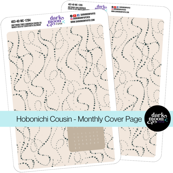 Hobonichi Cousin Monthly Cover Page | 403-40-MC