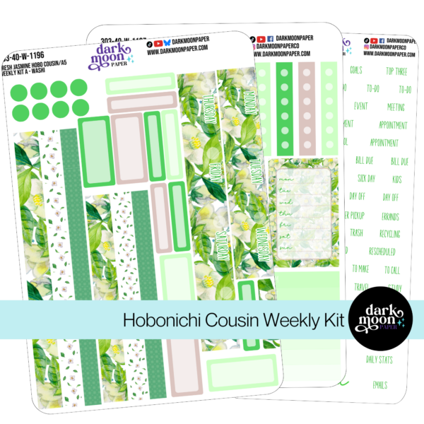 Hobonichi Cousin Weekly Kit - Fresh Jasmine - 303-40-W